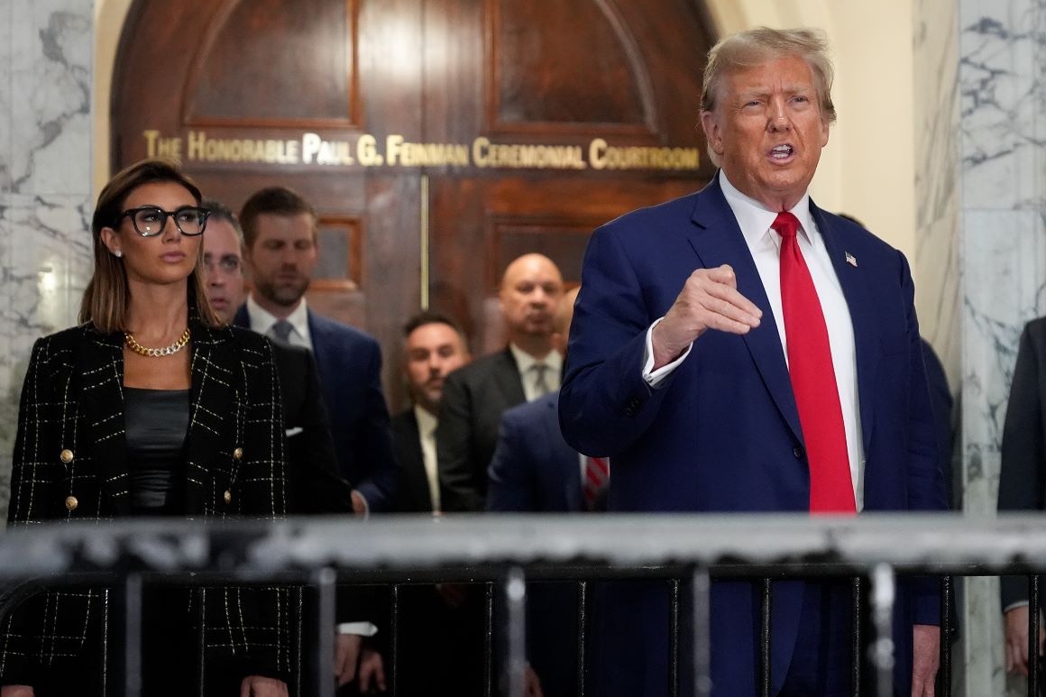 Trump lashes out at judge in closing arguments of civil fraud trial -  POLITICO