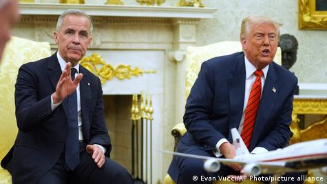 Canada 'not for sale,' Carney tells Trump as they meet – DW – 05/06/2025