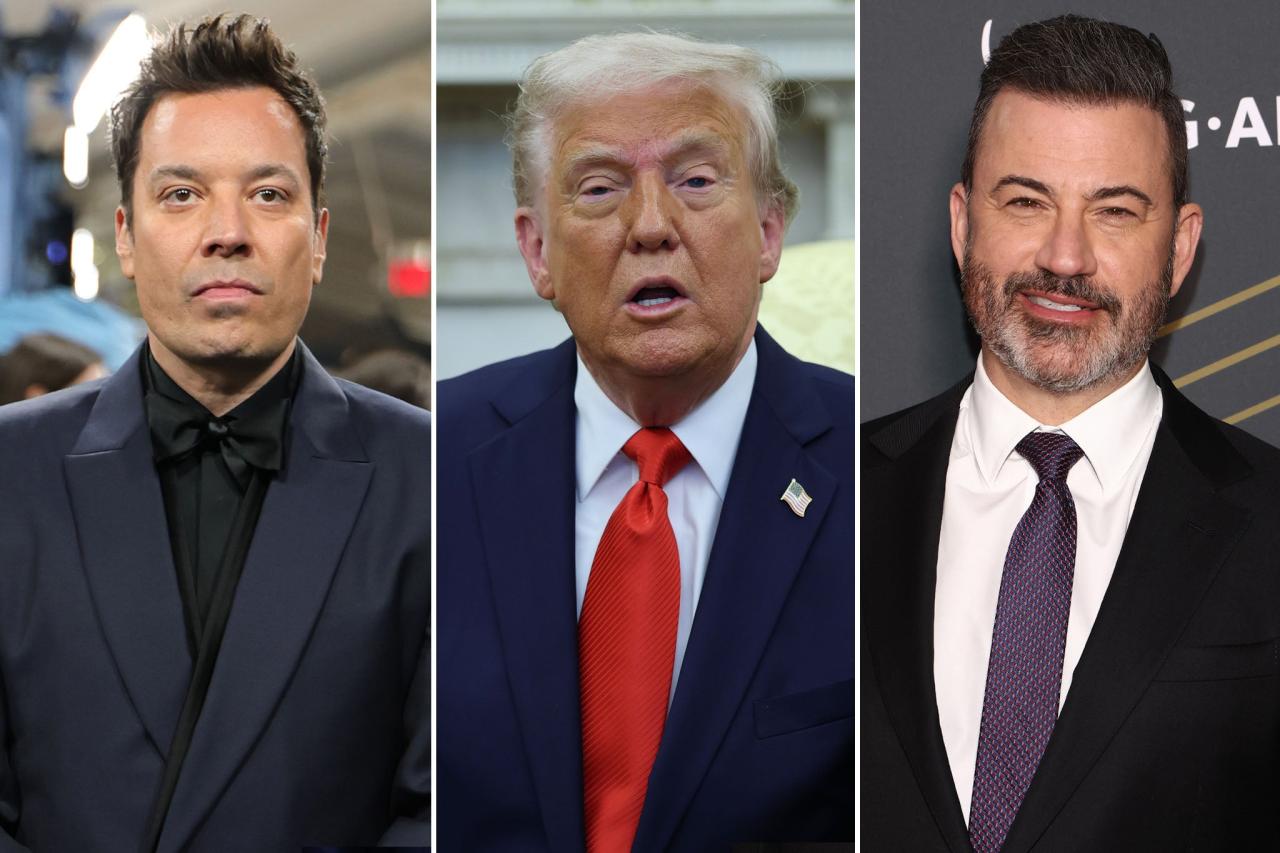 Trump reiterates claim that Kimmel and Fallon will be canceled while discussing Howard Stern | The Independent