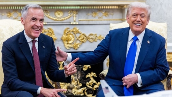 Merger with the US': Trump repeats '51st US state' quip in meeting with Canada PM Mark Carney | Watch | World News