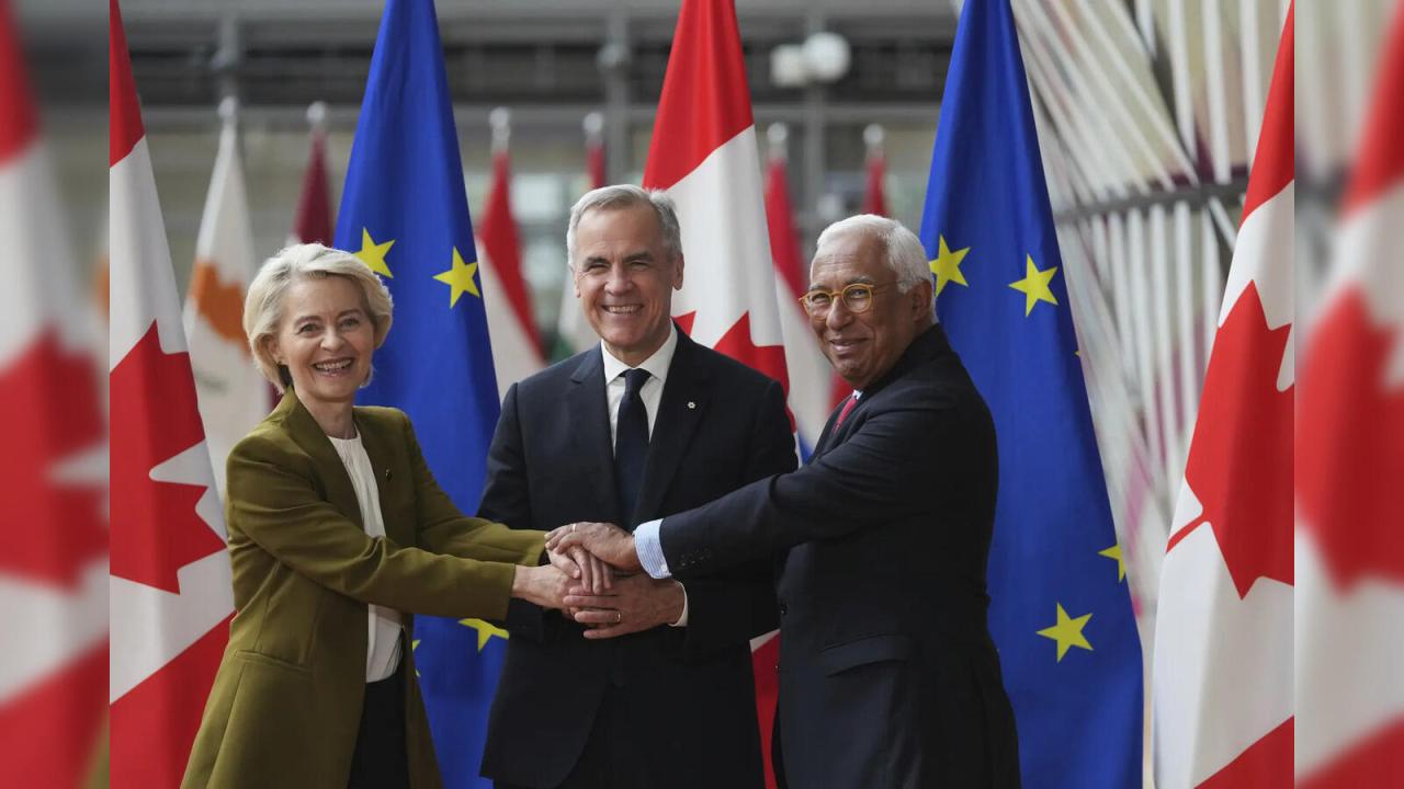 Carney thumbs down Trump, Canada and EU sign historic defense pact as US rattles allies - The Economic Times