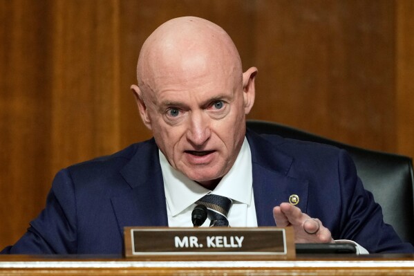 Pentagon says it's investigating Sen. Mark Kelly | AP News
