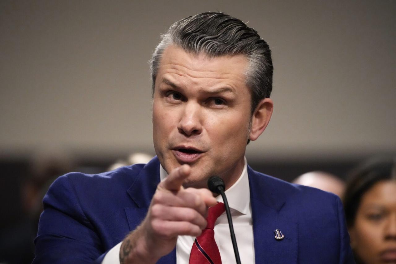 Pete Hegseth confronts allegations as Trump's defense nominee | AP News