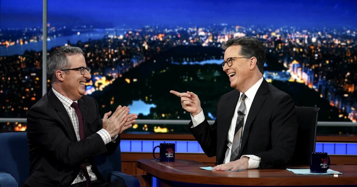 Was it politics or algorithms that ended 'The Late Show'? - Los Angeles Times