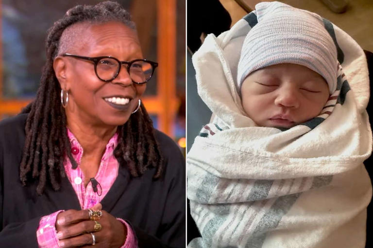 ABC Whoopi Goldberg pictured alongside great-grandchild Lotus Dean
