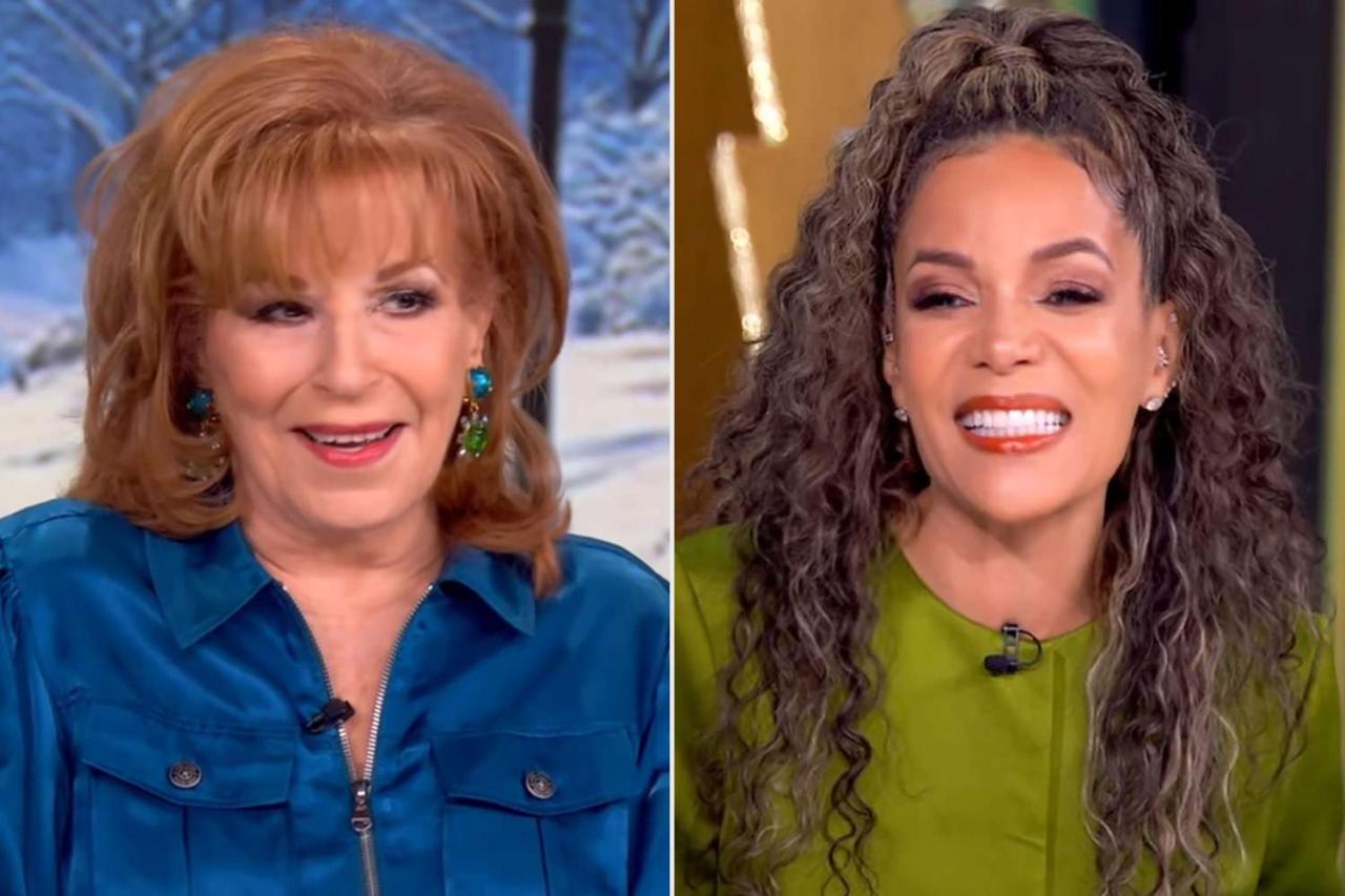 Joy Behar says Sunny Hostin kept praising Whoopi Goldberg during 'Annie'