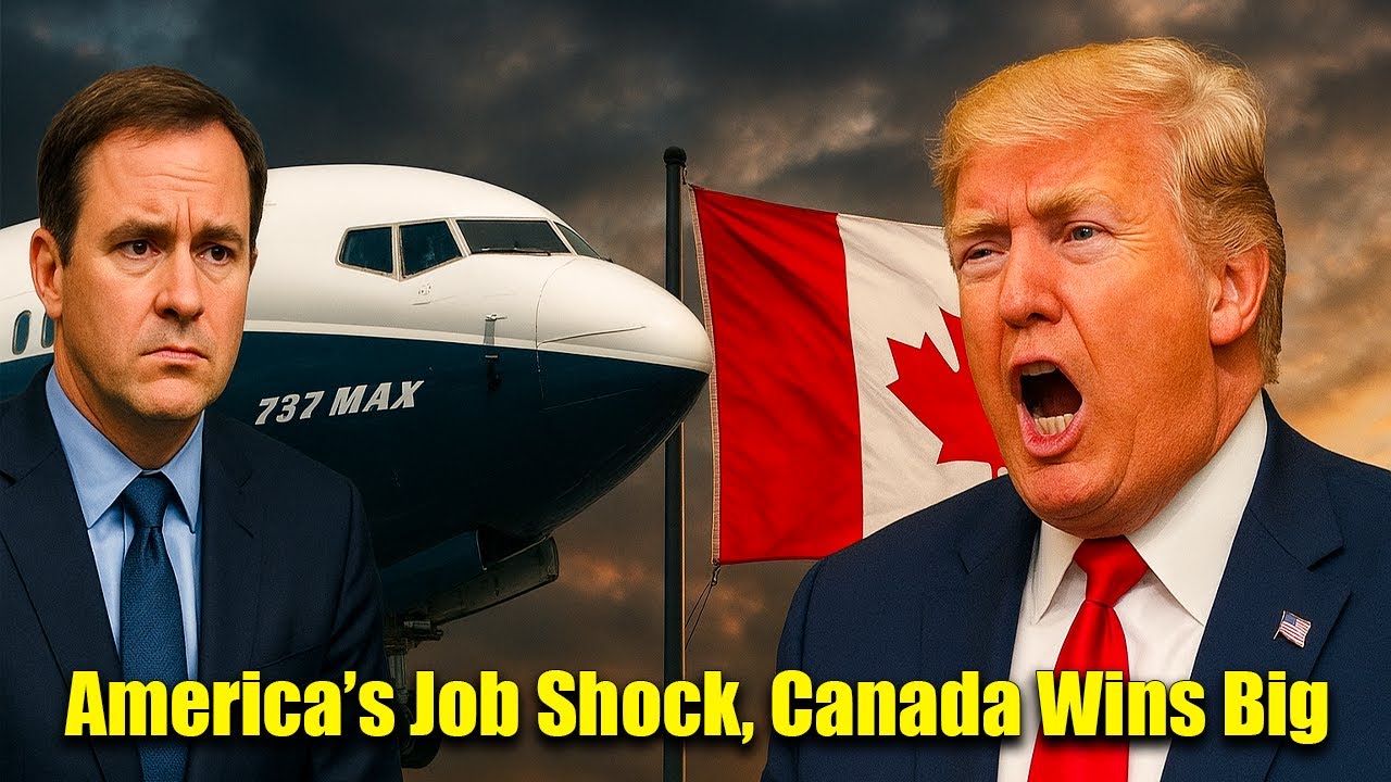 Boeing Shifts to Canada — Trump Furious as U.S. Aerospace Jobs Collapse - YouTube