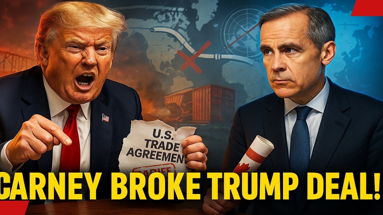 Trump Hit Canada With BILLION Tariff—Carney Walked Away And Hit Back Harder