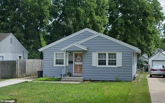 The Goods lived in a rented home (pictured) Kansas City's vibrant Waldo neighborhood for about two years but decided to flee the US after Trump's election. They spent some time in Canada before deciding to settle in Minneapolis